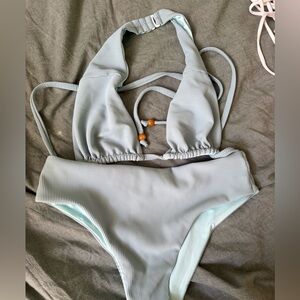 Effortless swim ribbed bikini